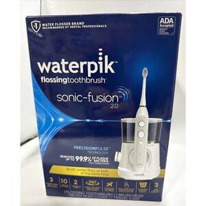 Waterpik Sonic-Fusion 2.0 Professional Electric Toothbrush Water Flosser, White